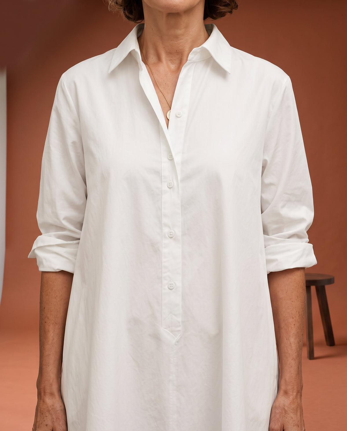 Meretis | Long Sleeve Shirt Dress