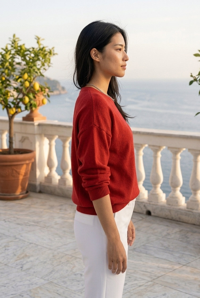 Divine | Relaxed Knit Crewneck Sweater