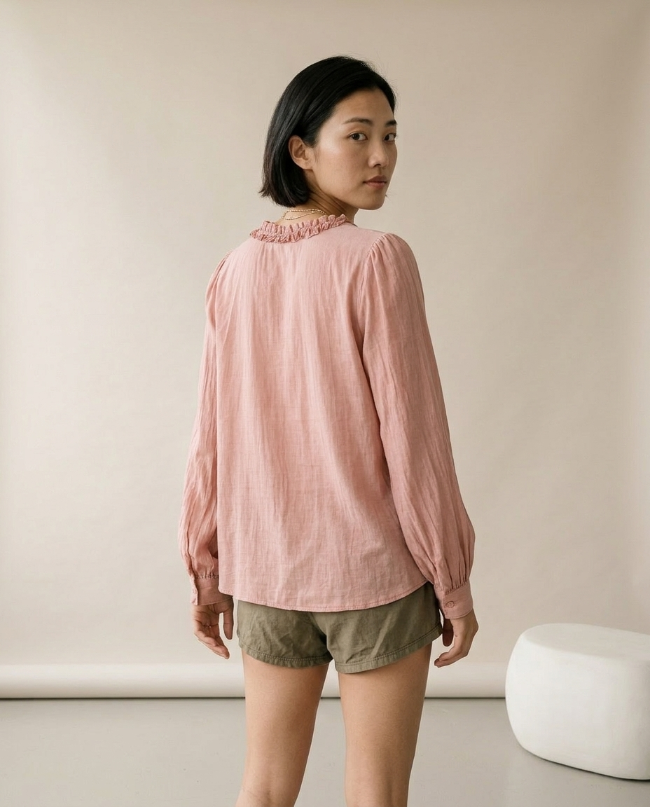 Raniel | Ruffled V-Neck Blouse