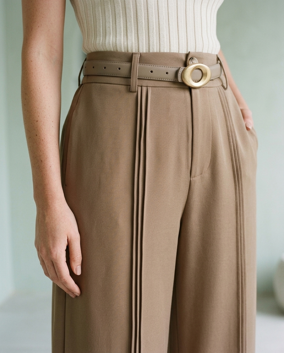 Emiel | Pleated Wide-Leg Trousers