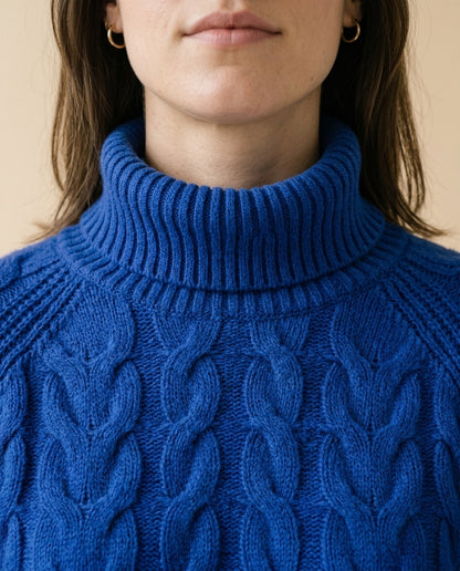 Halise | Cable Knit Turtleneck Sweater