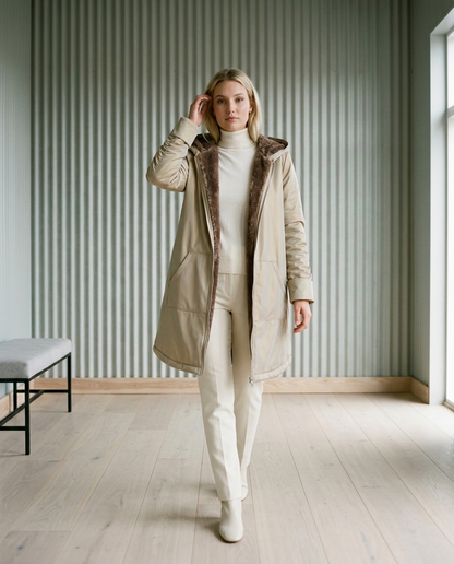 Umine | Longline Hooded Jacket
