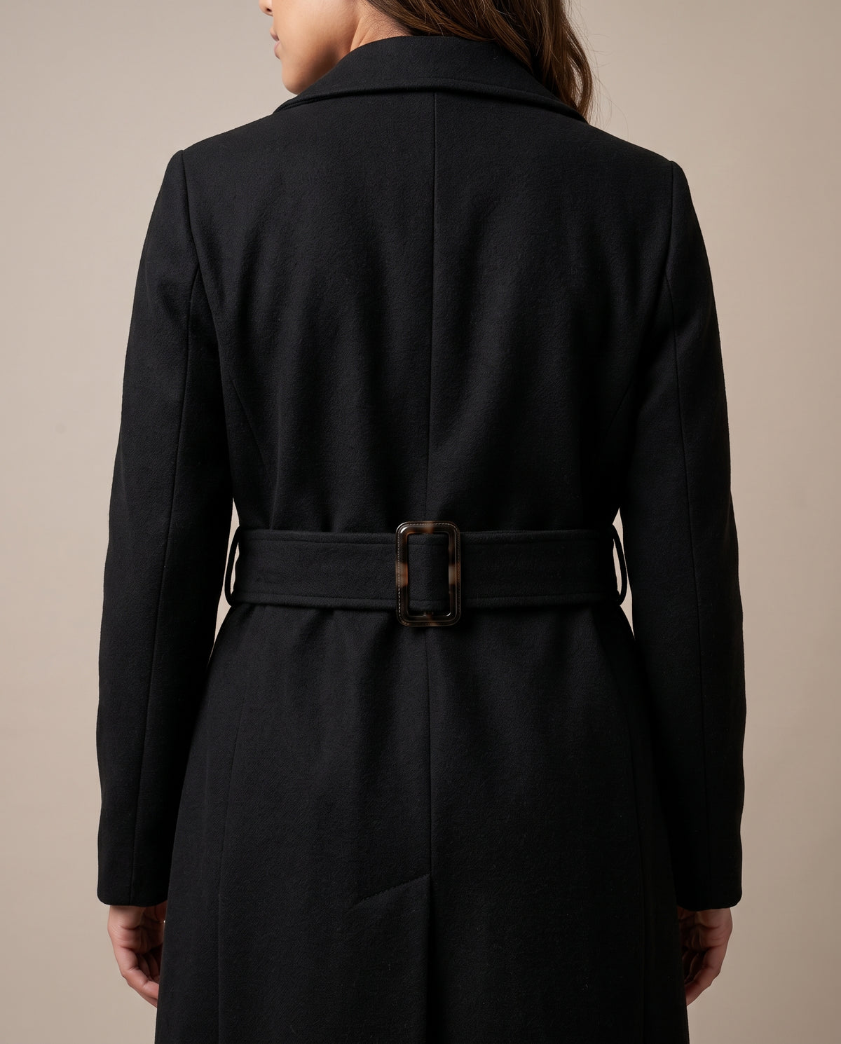 Erlis | Double-Breasted Long Coat