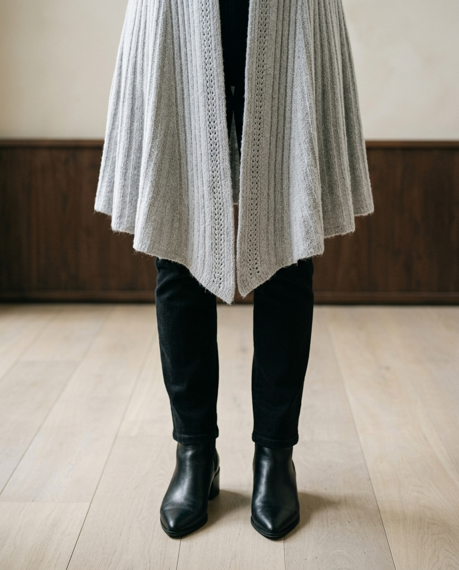 Ximenea | Ribbed Open-Front Cardigan