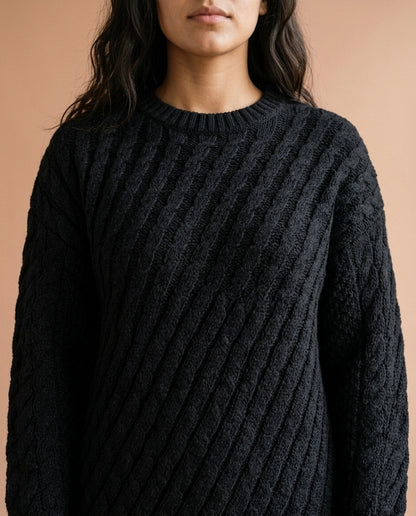 Irisea | Cable-Knit Mini Sweater Dress