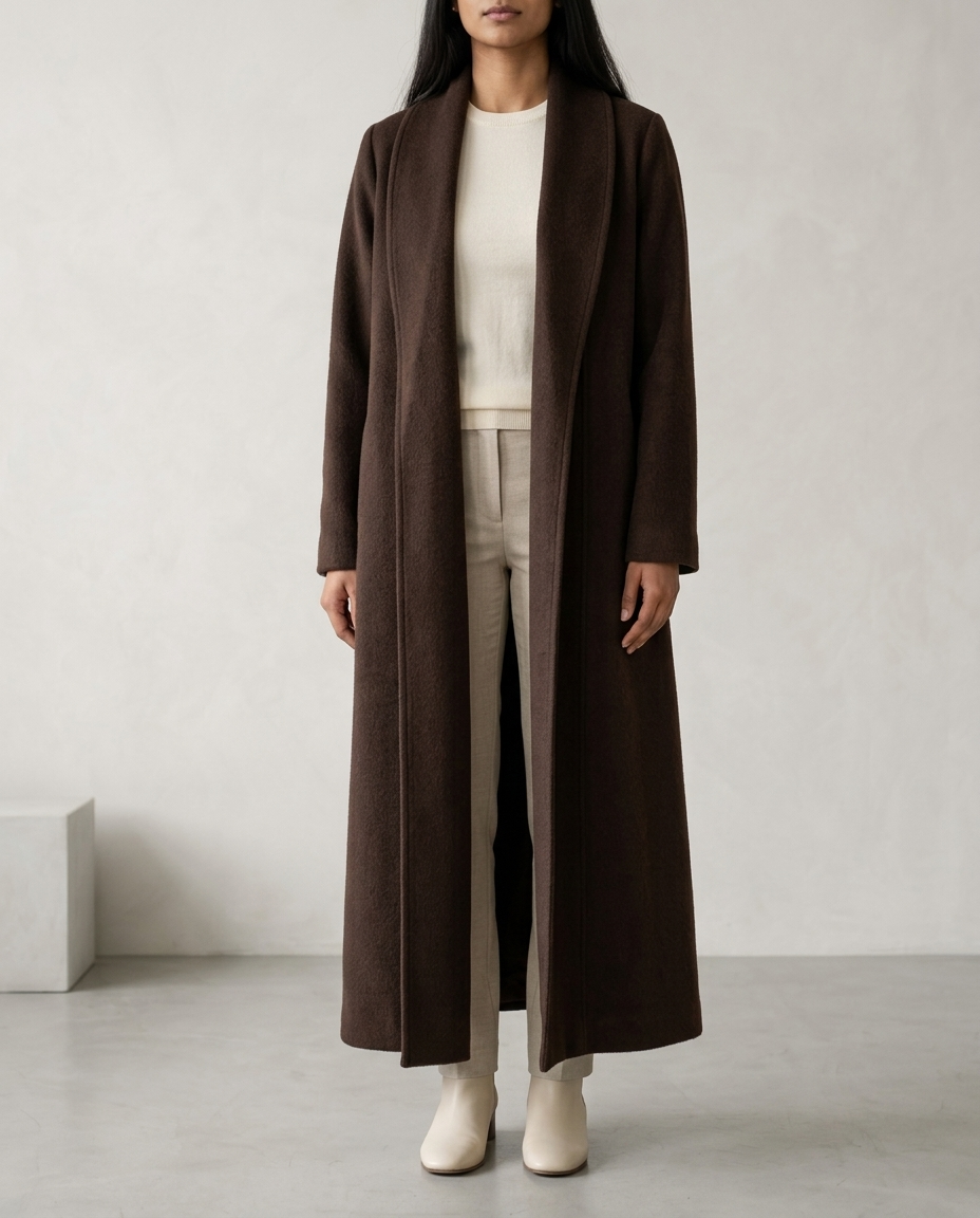 Dellia | Open-Front Longline Coat