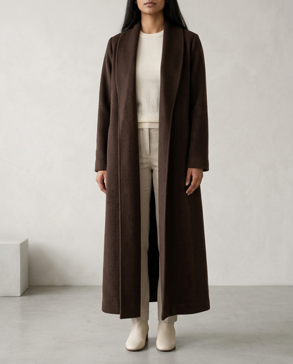 Dellia | Open-Front Longline Coat