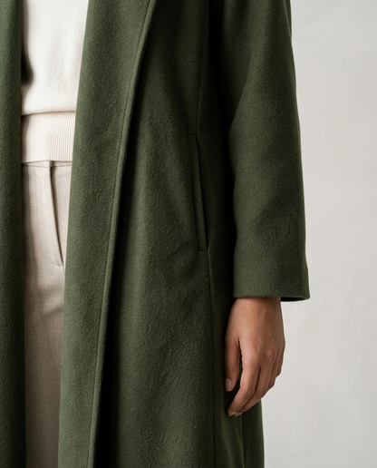 Dellia | Open-Front Longline Coat