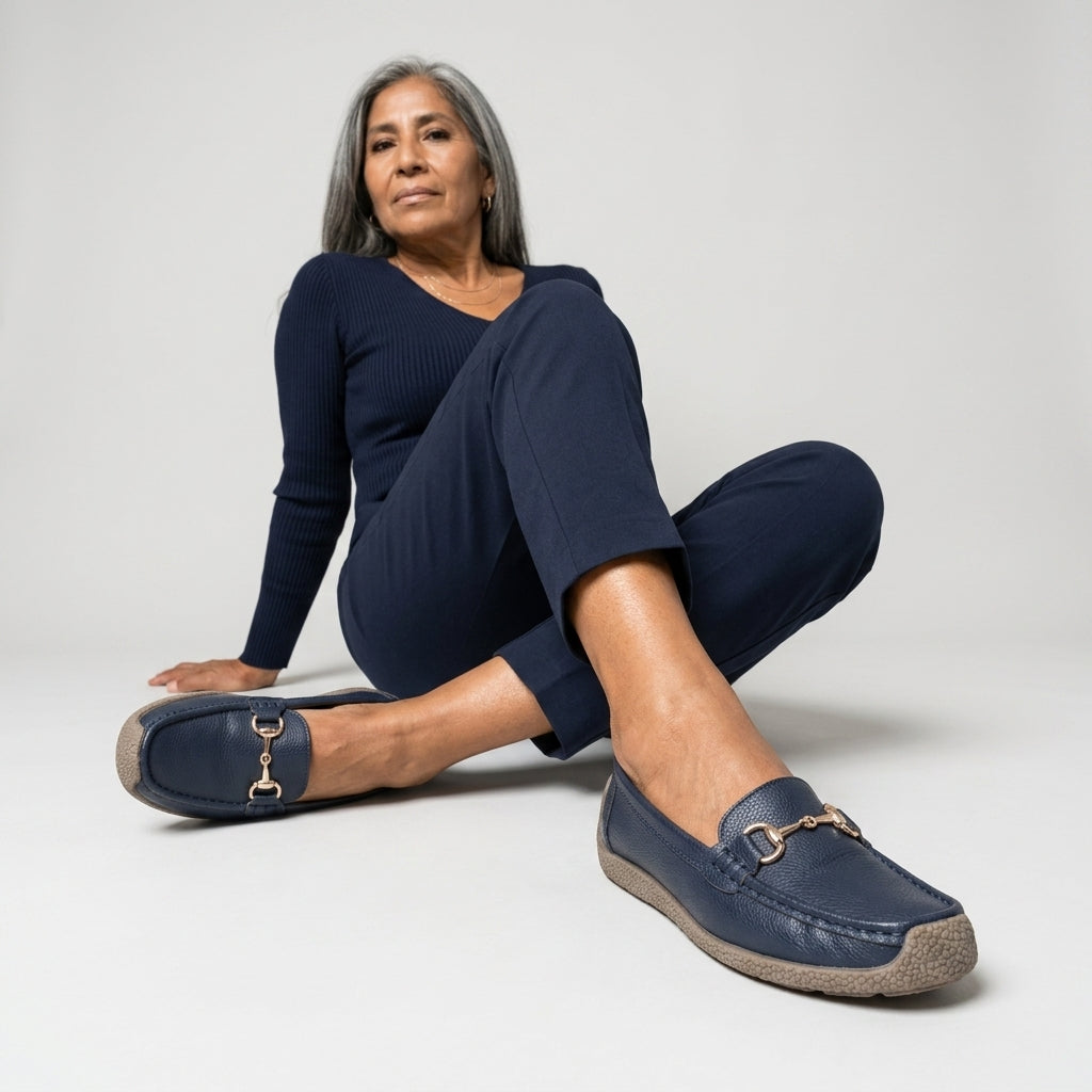 Gudrun | Comfortable Leather Loafers