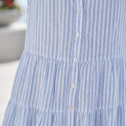 Lullyn | Striped Long-Sleeve Mini Dress