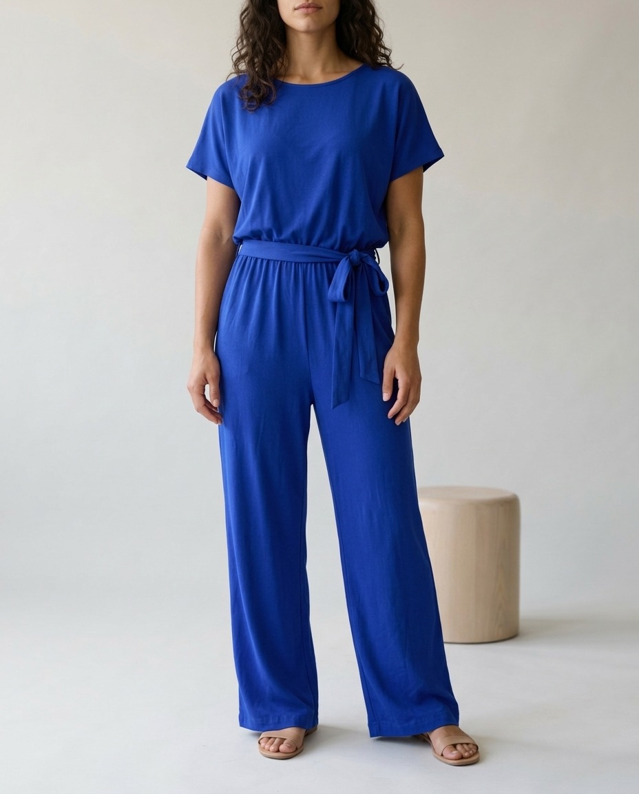 Brina | Relaxed Tie-Waist Jumpsuit