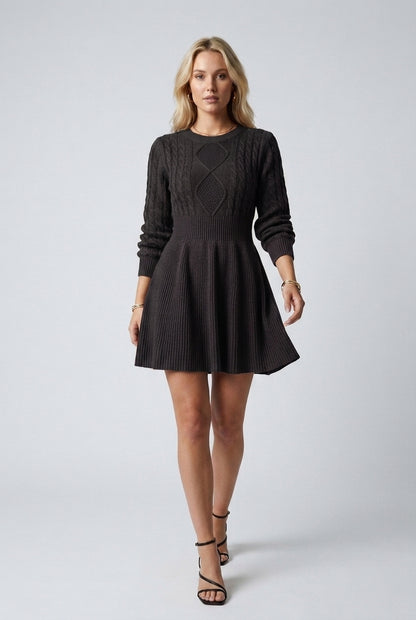 Isette | Cable-Knit Sweater Dress