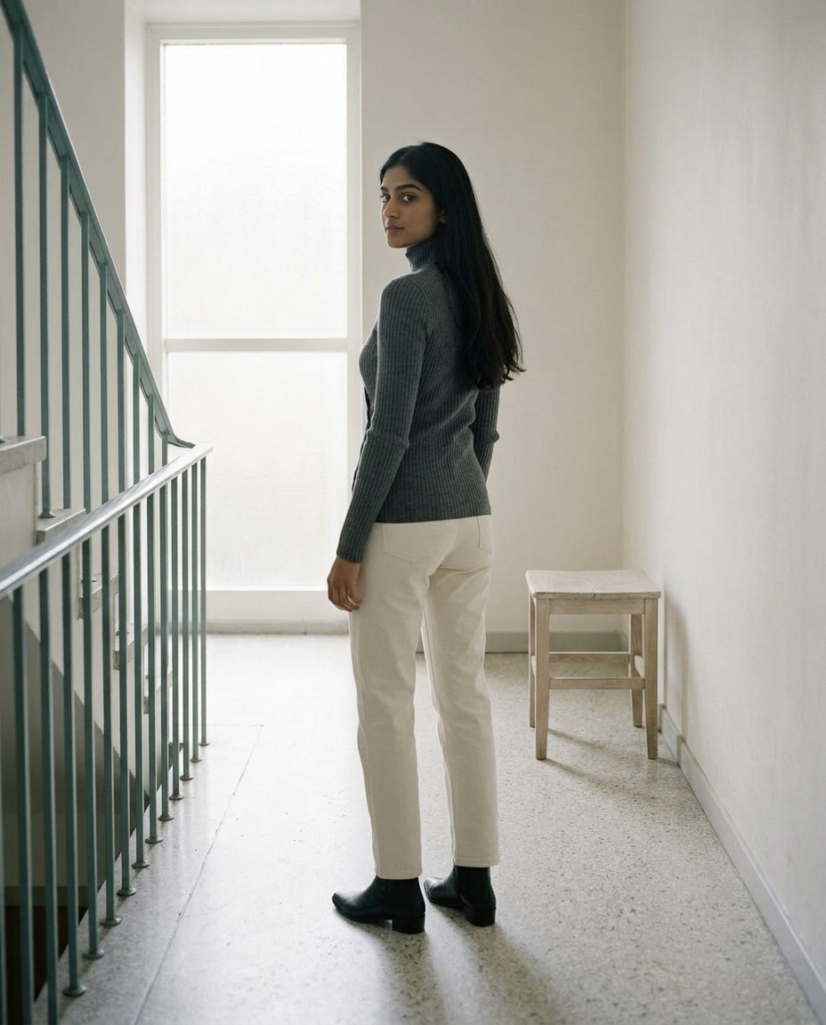 Zenia | Ribbed Wrap-Front Sweater