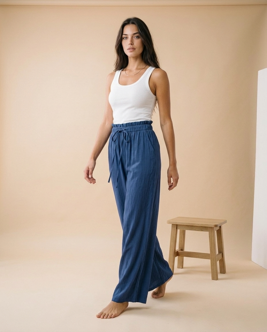 Kitora | High-Waisted Wide-Leg Pants