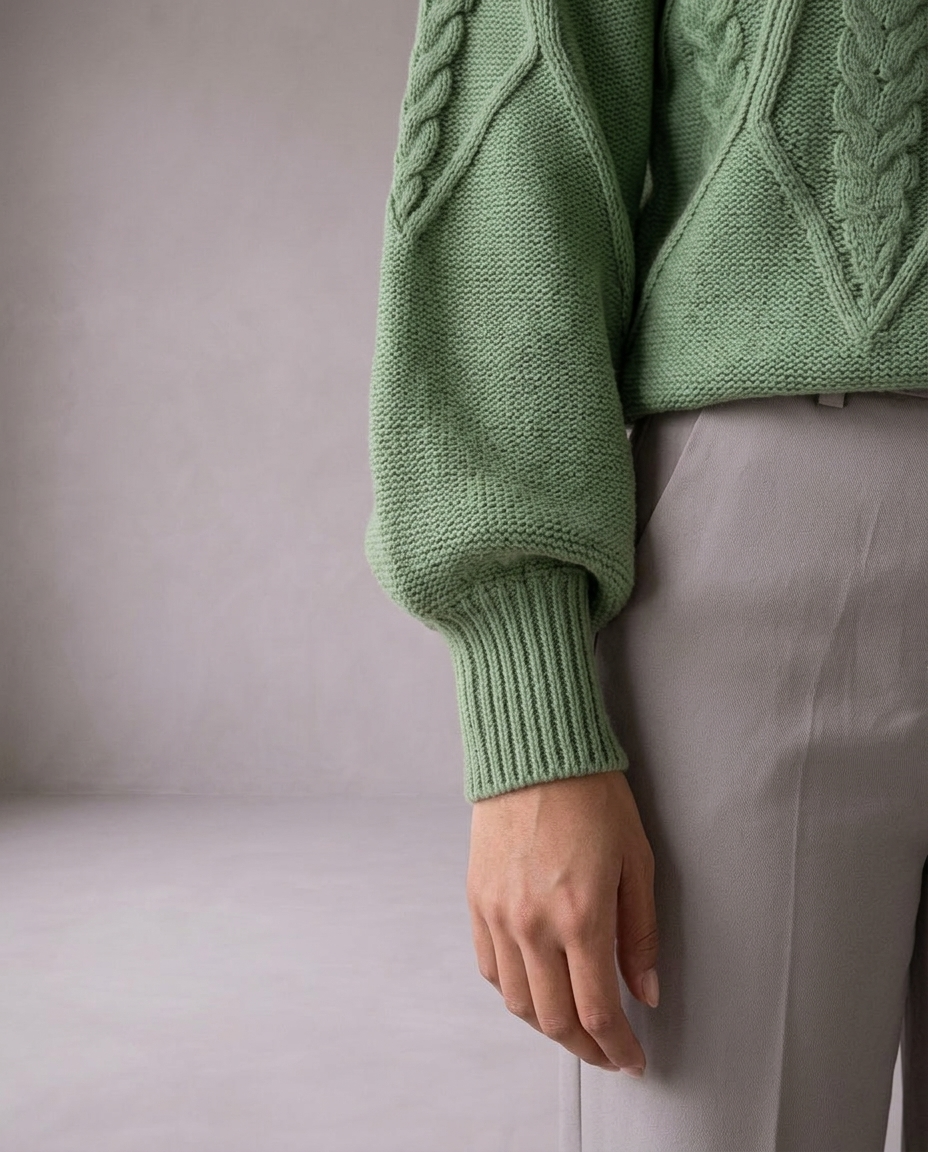 Cova | Cable-Knit Round-Neck Sweater