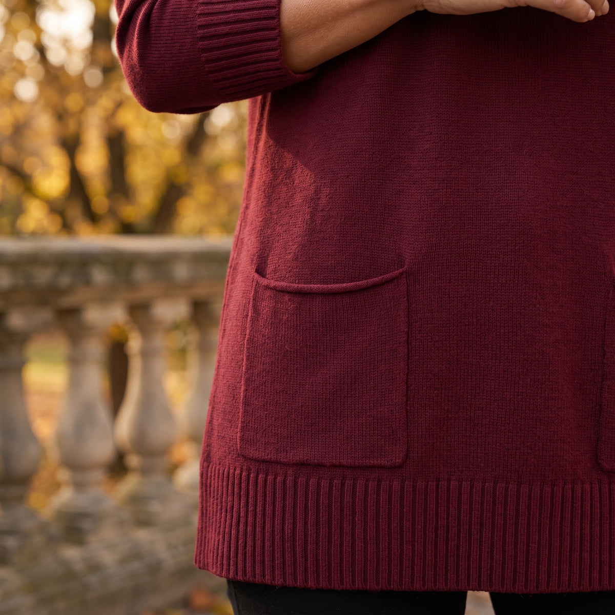 Zitiel | Cowl Neck Tunic Sweater