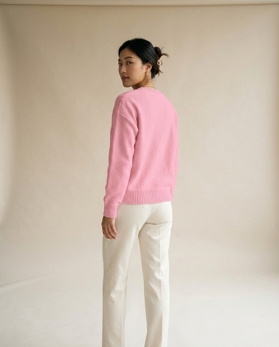 Metta | Chunky Cable-Knit Sweater