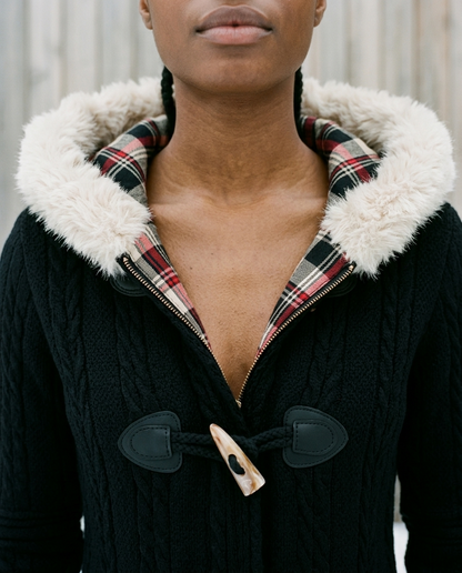 Xylya | Longline Hooded Toggle Coat