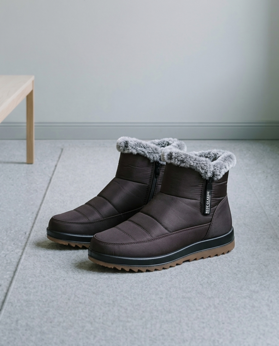 Miniel | Plush Slip-On Snow Boots