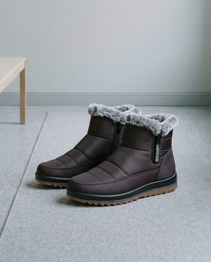 Miniel | Plush Slip-On Snow Boots