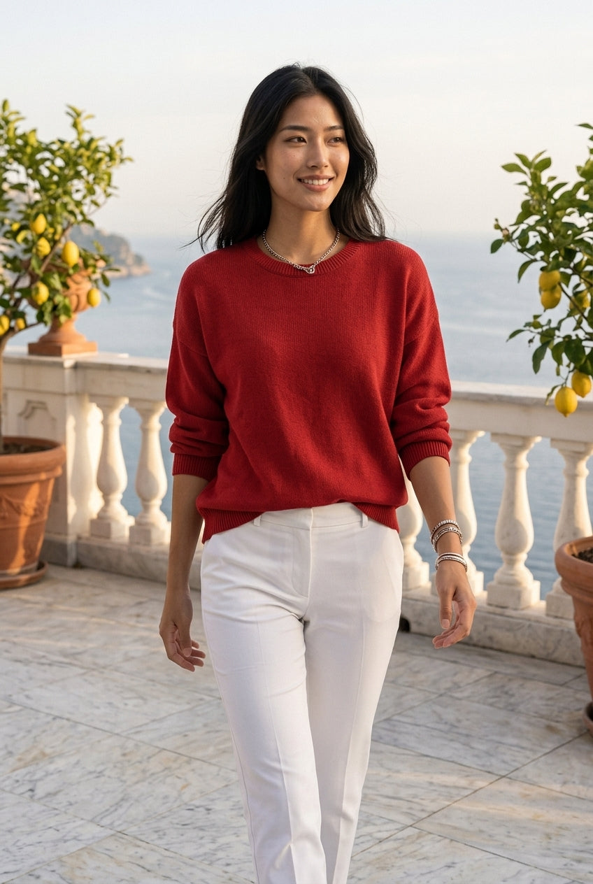 Divine | Relaxed Knit Crewneck Sweater