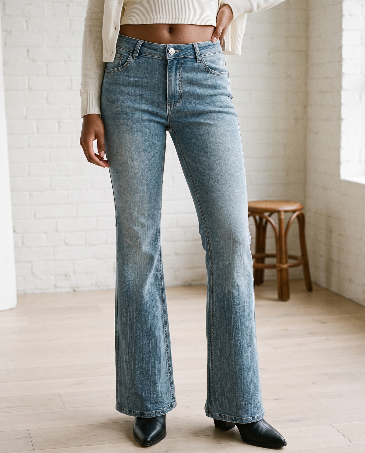 Idia | Low-Rise Flare Jeans