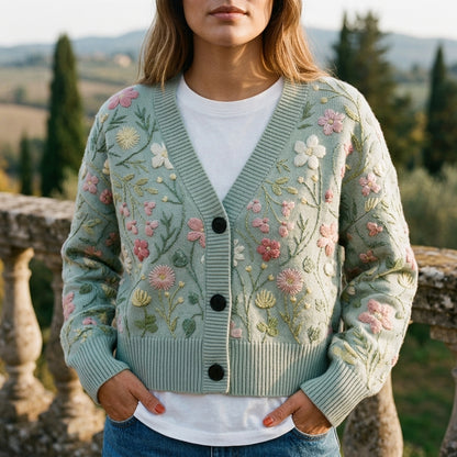 Ovya | Floral Button Cardigan