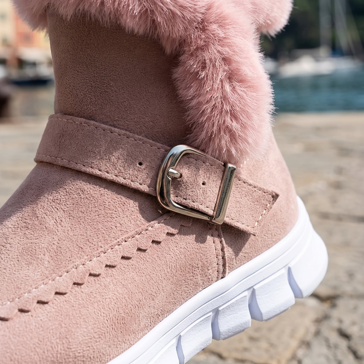 Ritis | Plush Cuff Ankle Boots