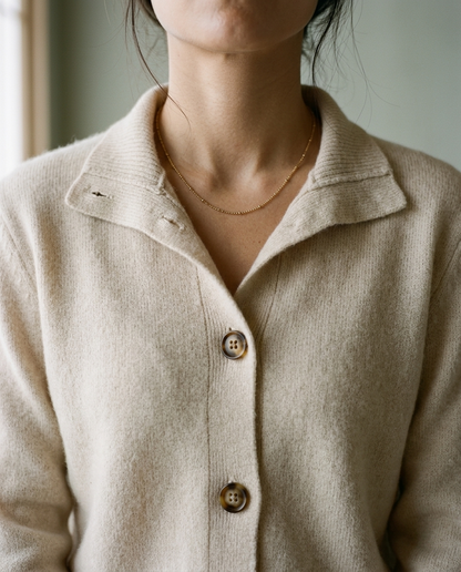 Gretya | Collared Button Cardigan