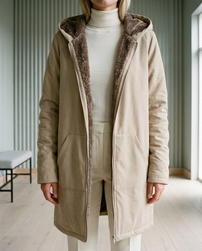 Umine | Longline Hooded Jacket