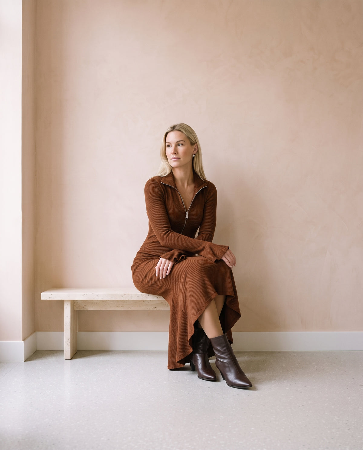 Dovya | Fishtail Maxi Evening Dress