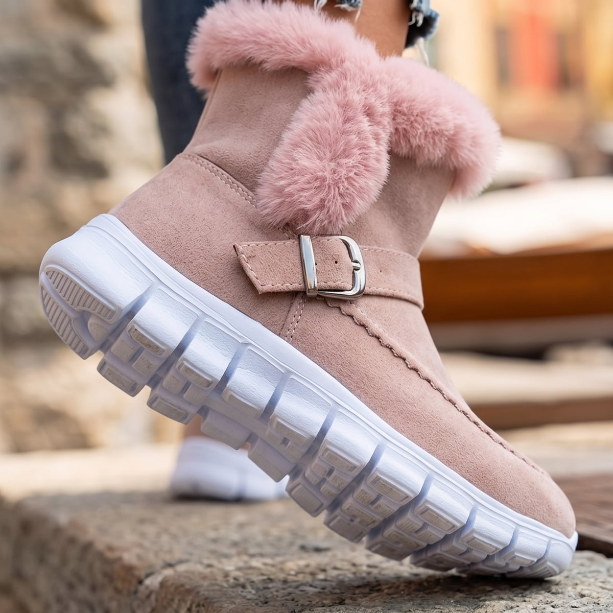 Ritis | Plush Cuff Ankle Boots