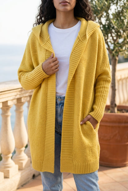 Isea | Hooded Longline Cardigan