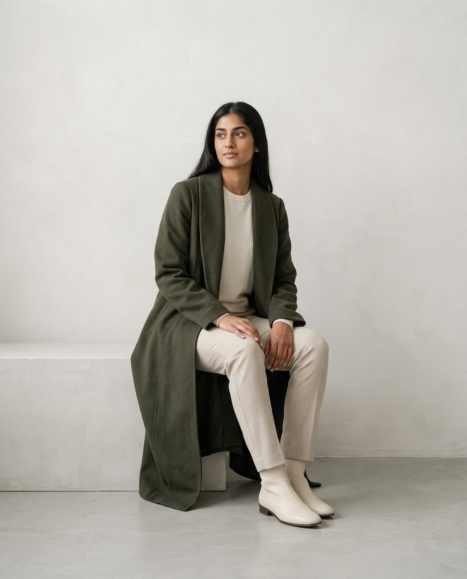 Dellia | Open-Front Longline Coat