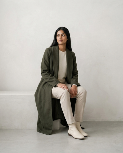 Dellia | Open-Front Longline Coat