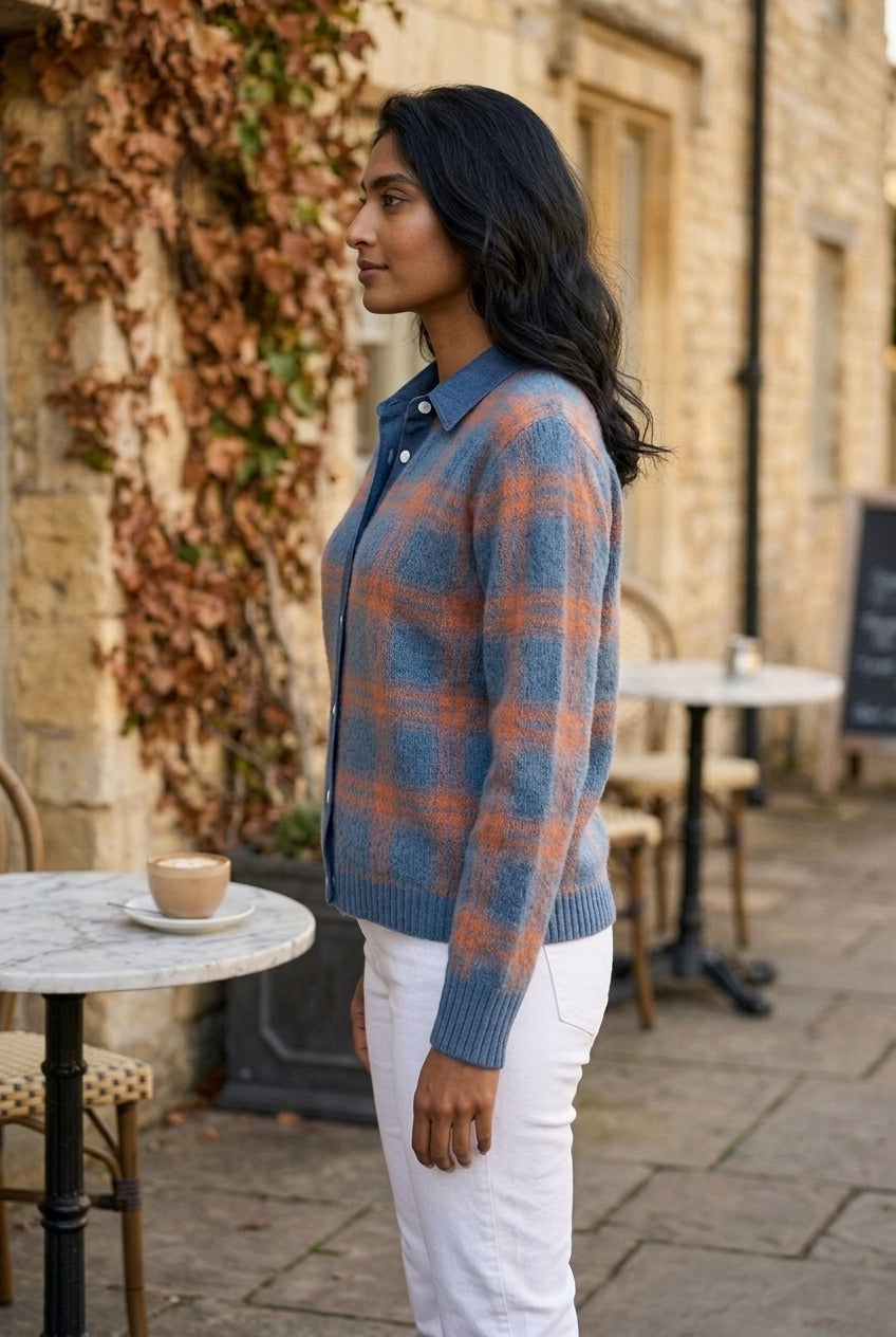 Yonea | Longline Button-Front Cardigan