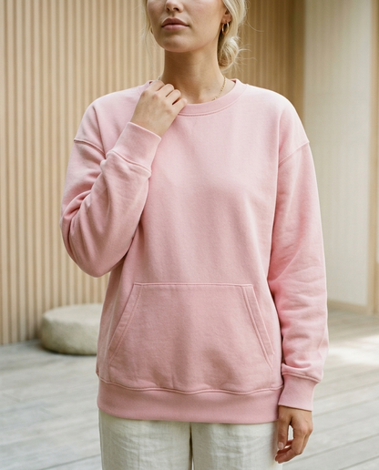 Amine | Oversized Kangaroo Pocket Sweatshirt