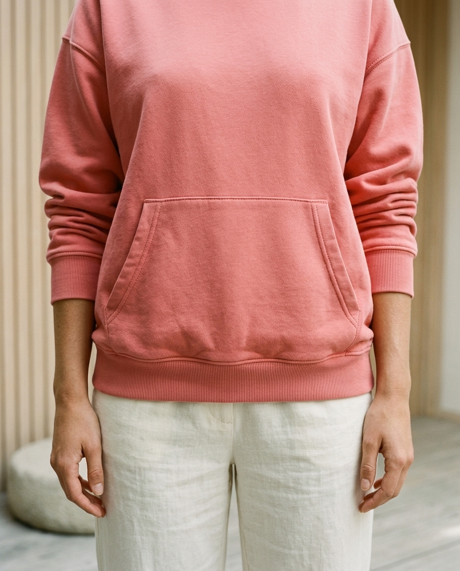 Amine | Oversized Kangaroo Pocket Sweatshirt