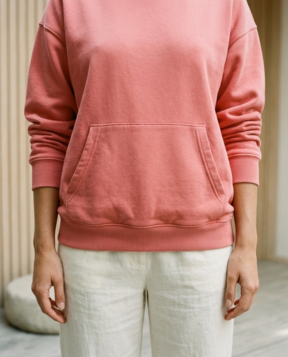 Amine | Oversized Kangaroo Pocket Sweatshirt