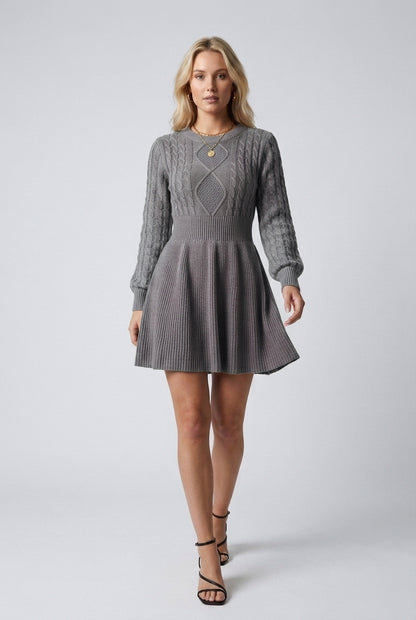 Isette | Cable-Knit Sweater Dress