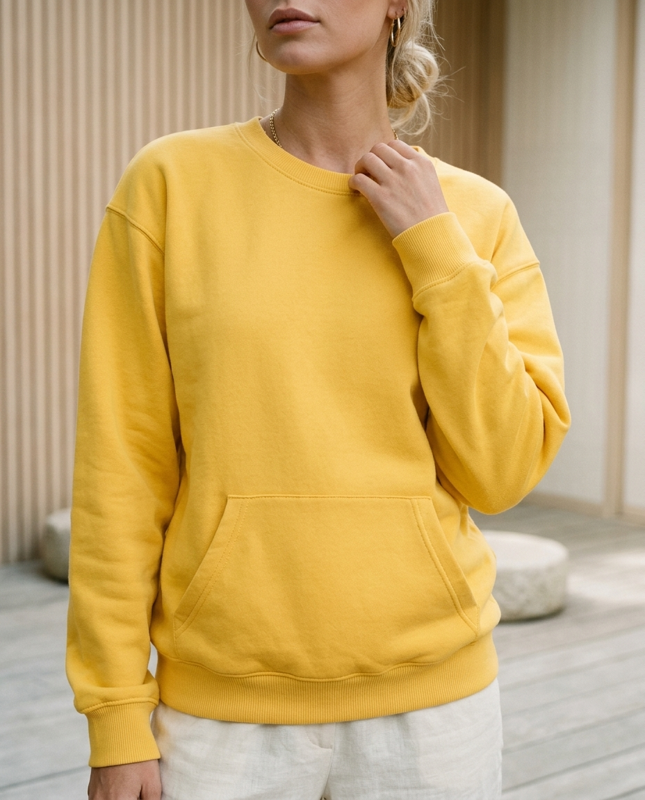 Amine | Oversized Kangaroo Pocket Sweatshirt