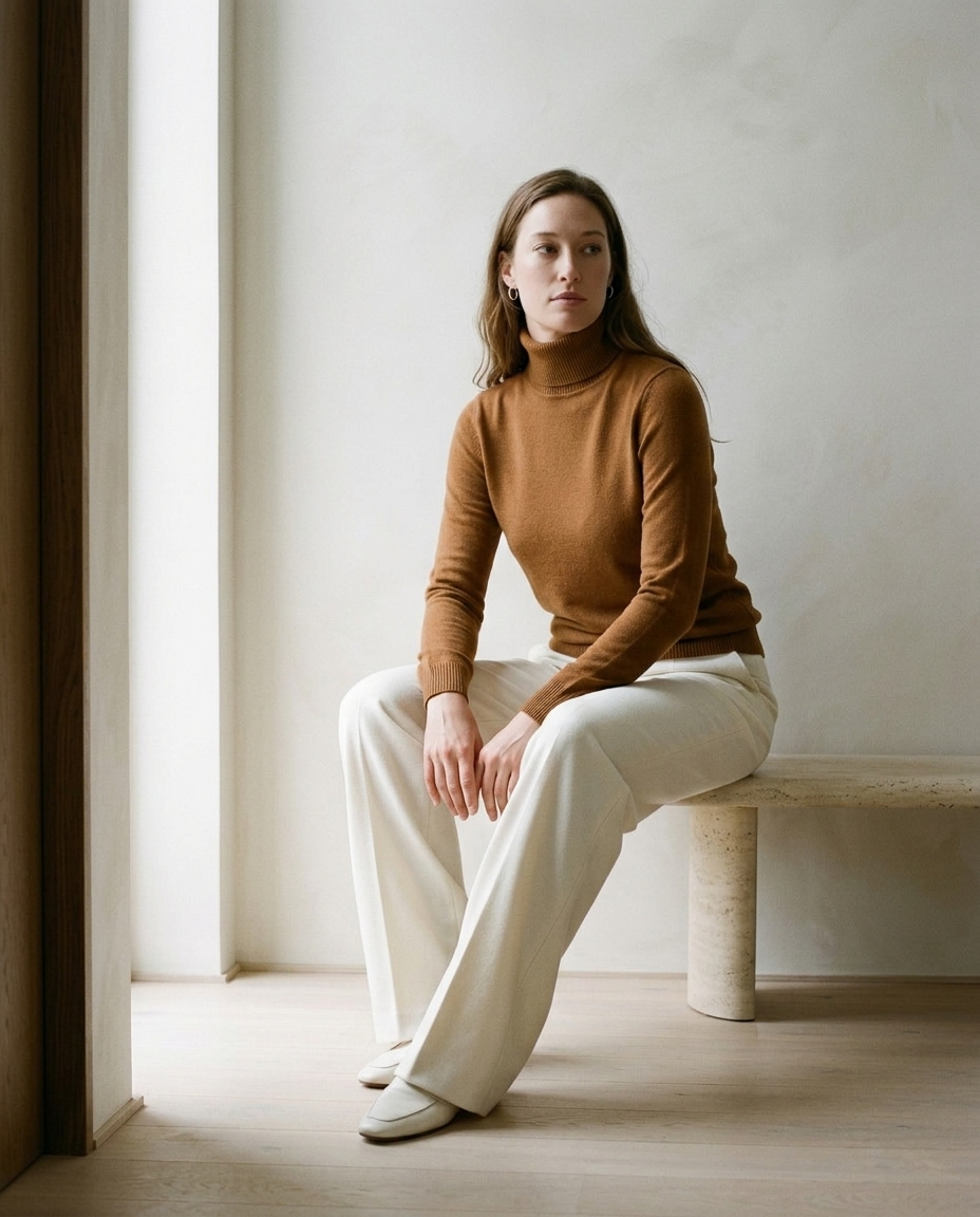 Erina | Fine Knit Turtleneck Sweater