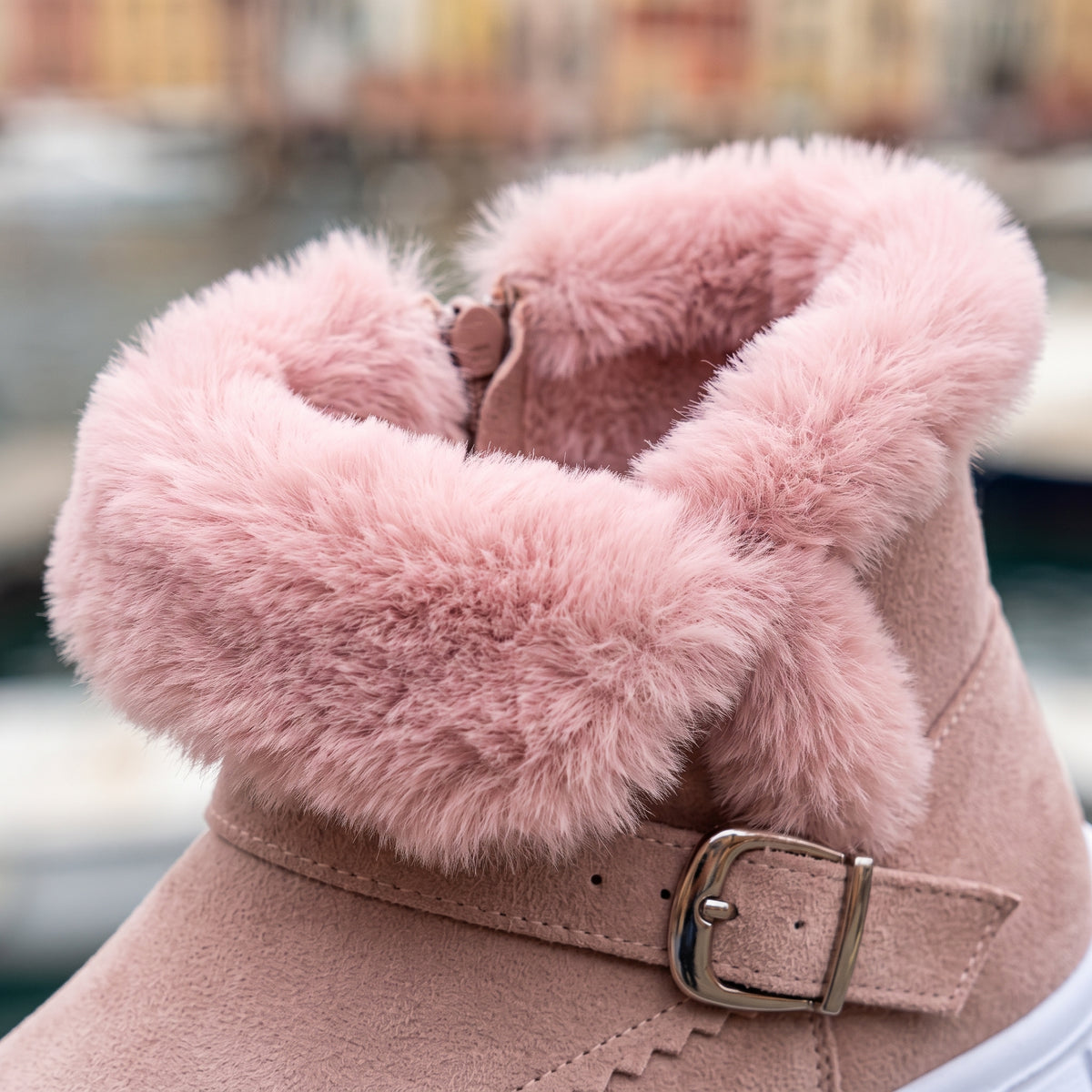 Ritis | Plush Cuff Ankle Boots
