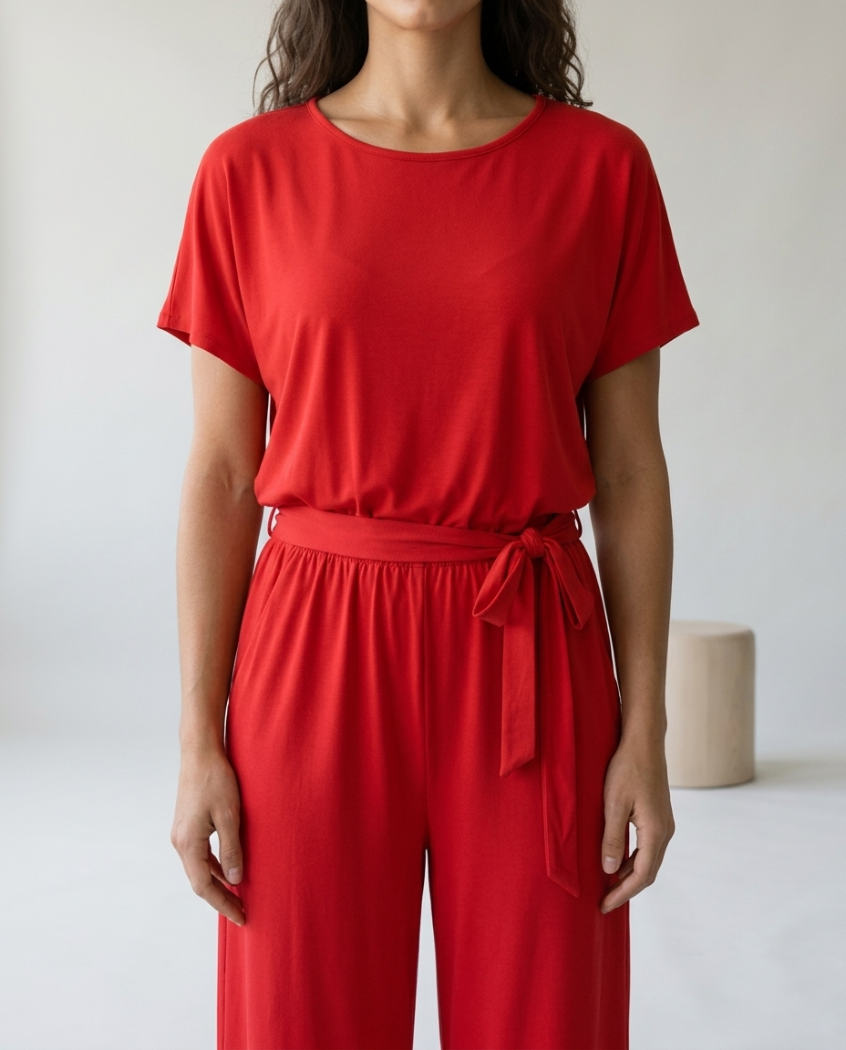 Brina | Relaxed Tie-Waist Jumpsuit