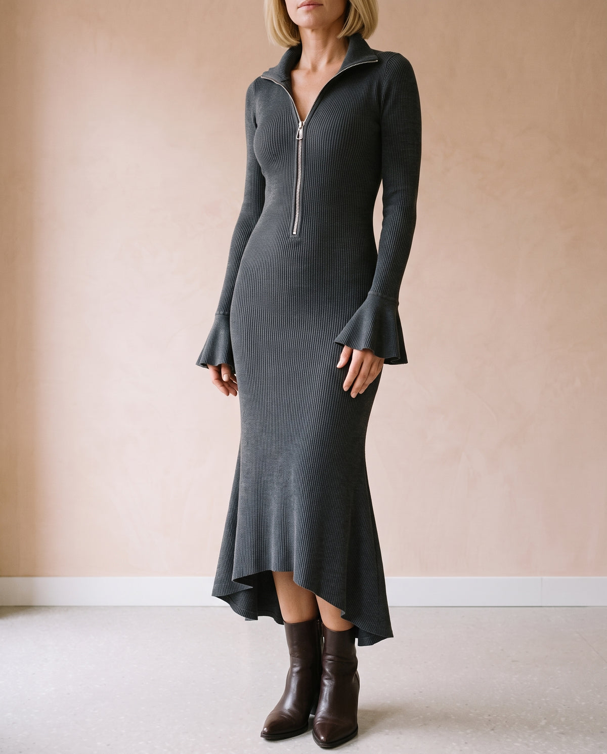 Dovya | Fishtail Maxi Evening Dress