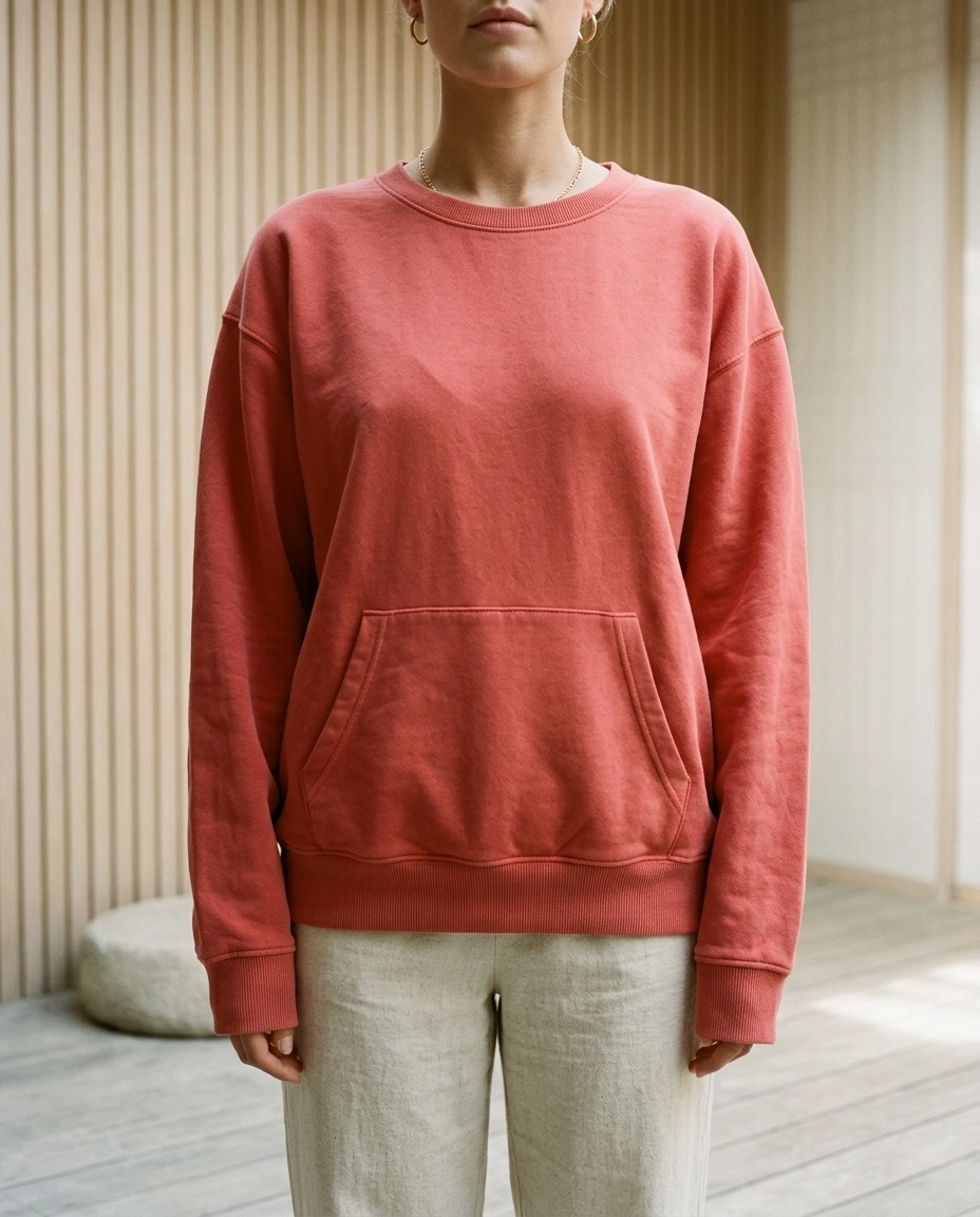 Amine | Oversized Kangaroo Pocket Sweatshirt