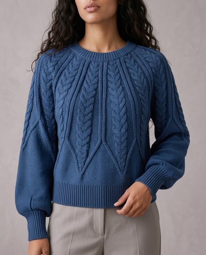 Cova | Cable-Knit Round-Neck Sweater