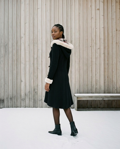 Xylya | Longline Hooded Toggle Coat