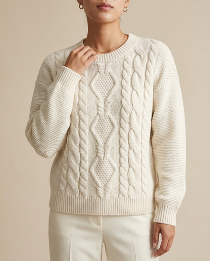 Metta | Chunky Cable-Knit Sweater