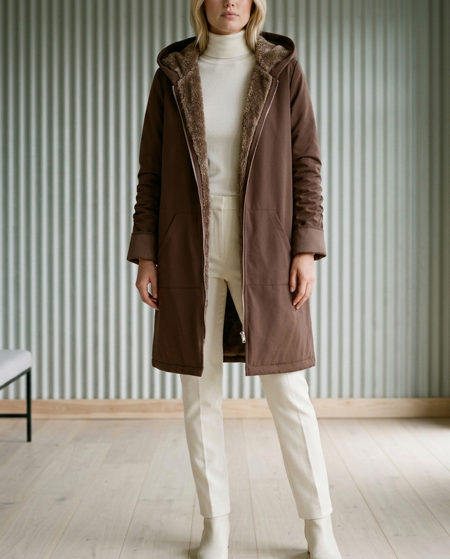 Umine | Longline Hooded Jacket